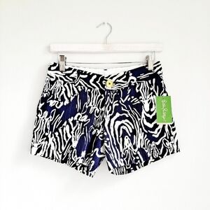 Lilly Pulitzer Zebra Navy Printed Callahan Shorts